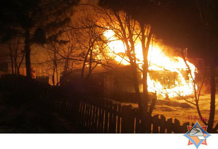 На пожаре в Гродненском районе погиб мужчина