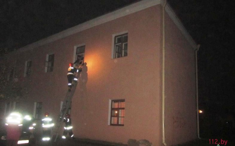 В центре Гродно горело историческое здание