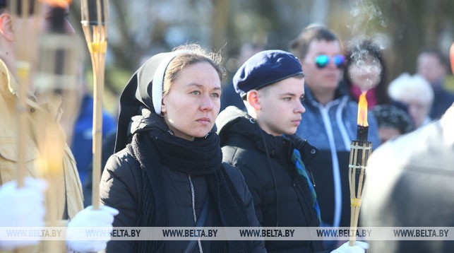 Накануне Вербного воскресенья по улицам Гродно прошел Крестный ход