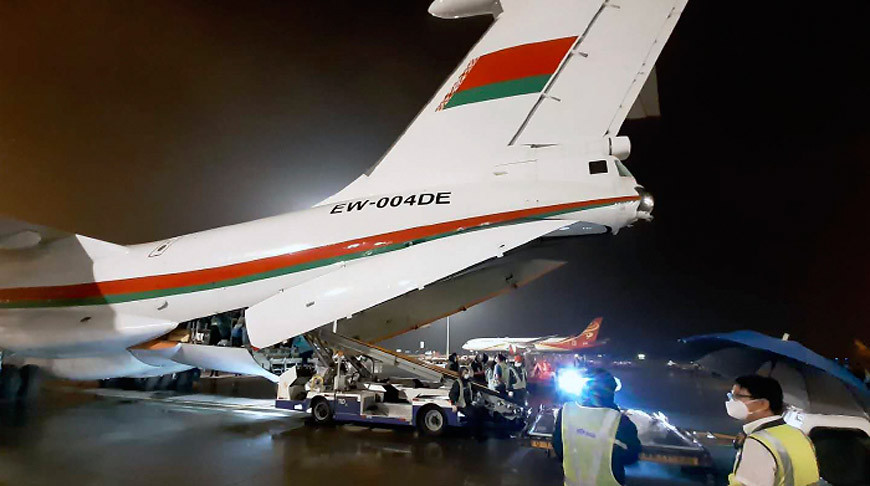 Четвертая партия медицинского груза для Беларуси отправлена из Китая