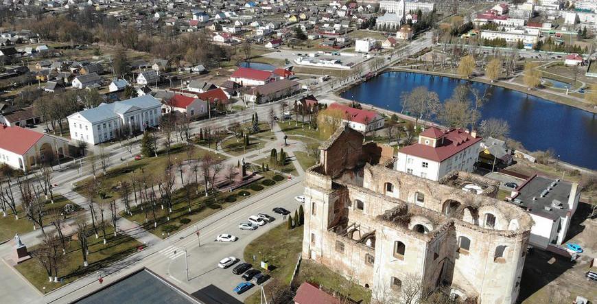 Фотофакт: Административный центр Берестовицкого района городской поселок Большая Берестовица