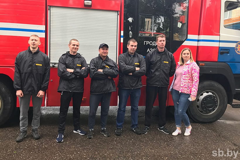 В Гродно прошел учебно-методический сбор «Огнеборец» для бойцов молодежных отрядов охраны правопорядка