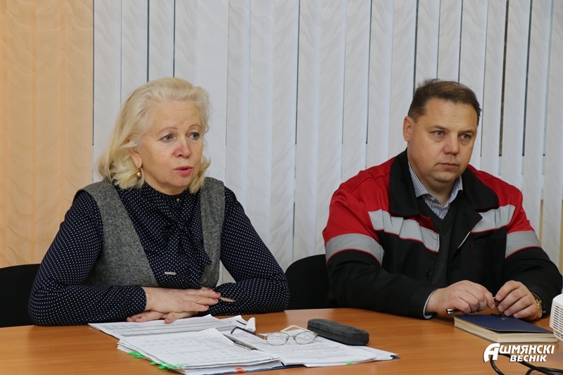 Заместитель председателя Ошмянского райисполкома встретилась с коллективом «Радиотехники» 