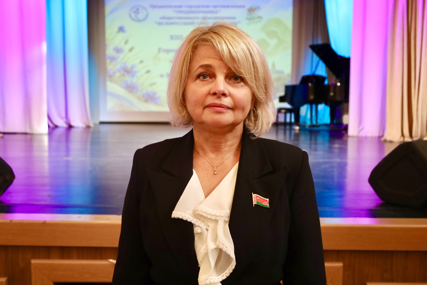 Ирина Луканская, председатель правления Гродненской городской организации «Гродненчанка» ОО «БСЖ»