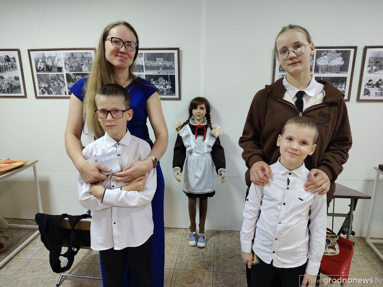 Алла Городко с семьей