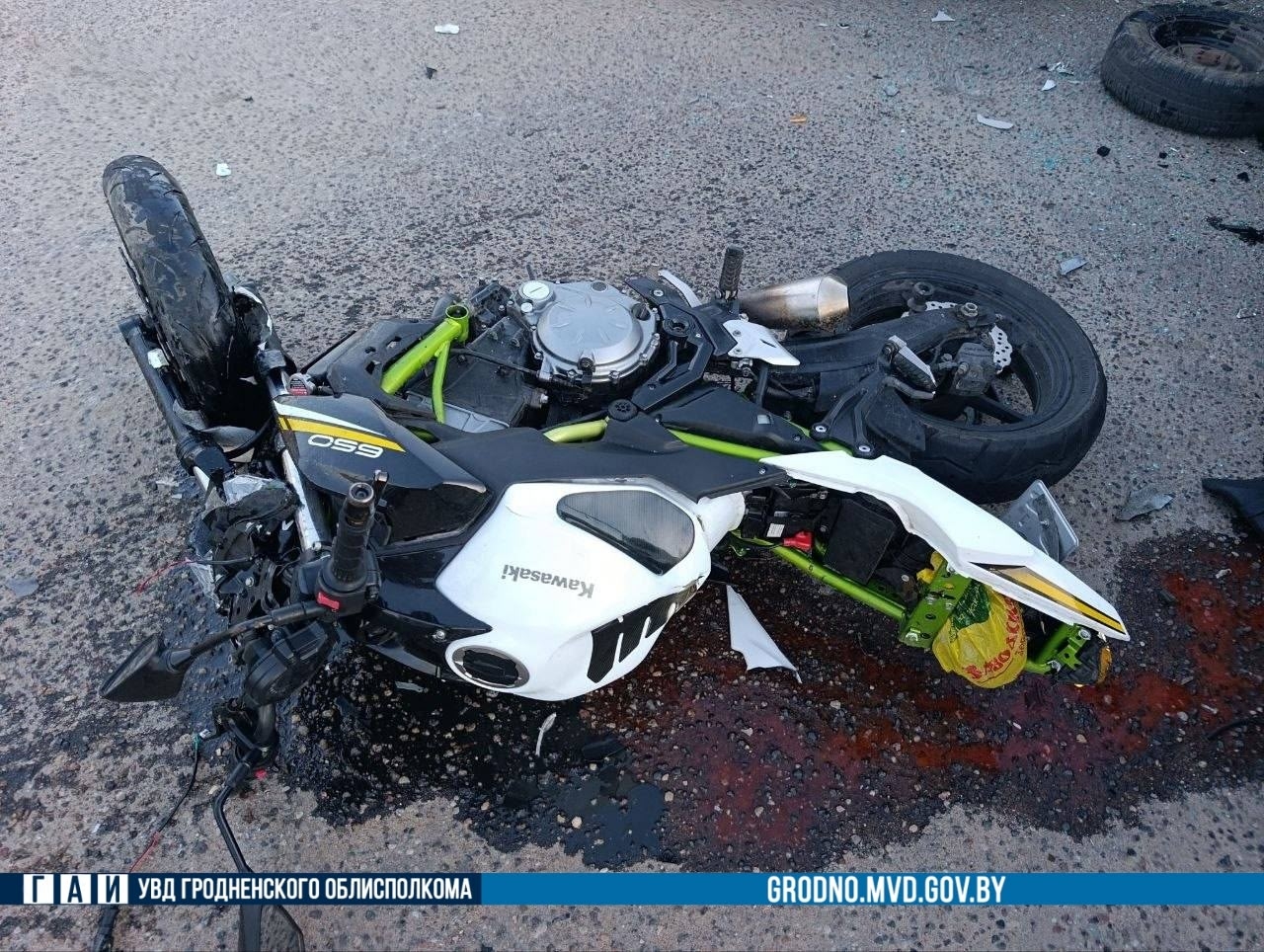 Мотоциклист пострадал в ДТП в Сморгони