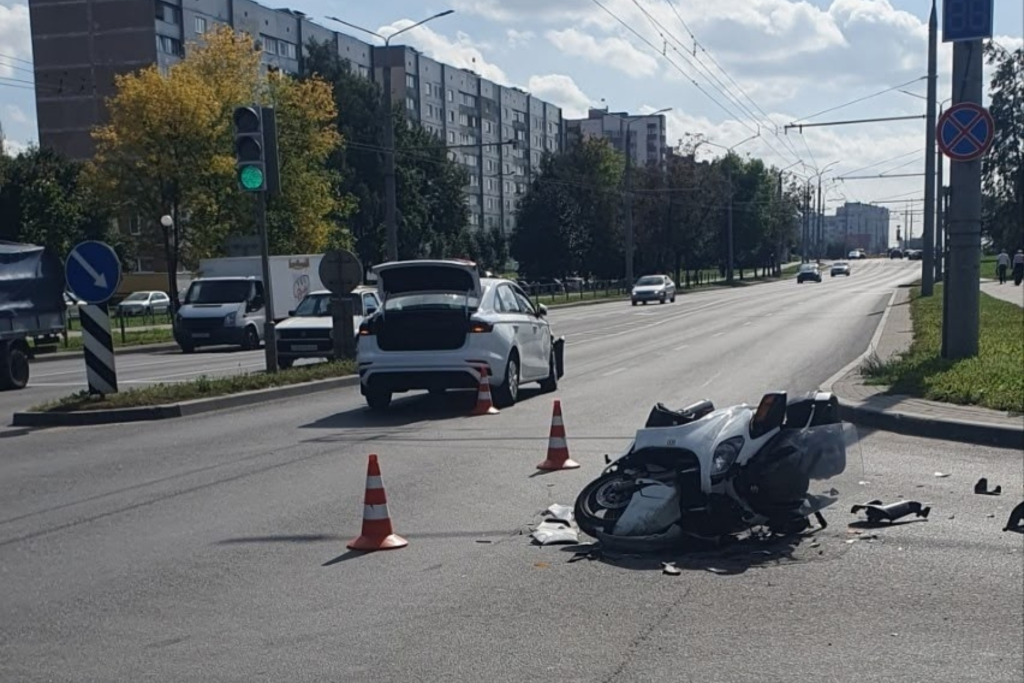 Авария на Дзержинского Гродно 16 сентября