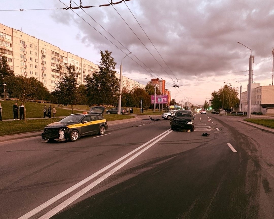 Авария в Гродно на Дзержинского 27 сентября