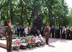 В Новогрудке состоялся митинг памяти, посвященный 75-летию освобождения города от немецко-фашистских захватчиков