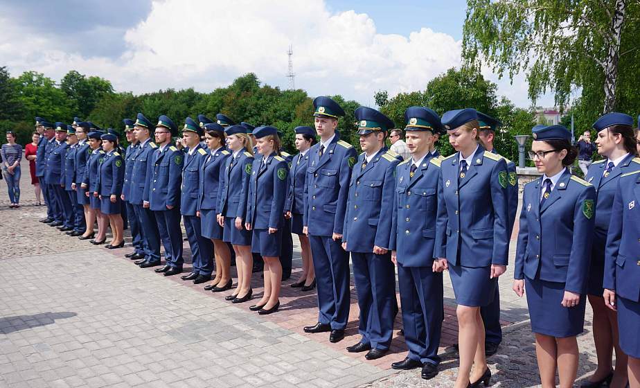 Сорок должностных лиц Гродненской региональной таможни принесли присягу на верность Республике Беларусь и белорусскому народу