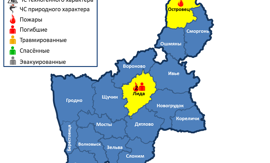 За сутки в области произошли 3 пожара, погиб 1 человек