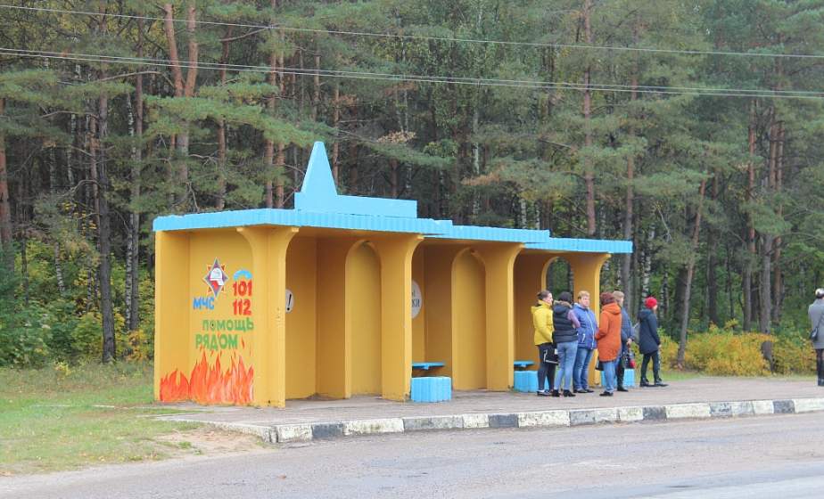 В Лиде появилась мультяшная остановка: это ноу-хау от МЧС