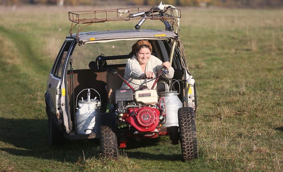 Мобильная дойка: практичный агрегат на базе мотоблока создали в Гродненском районе