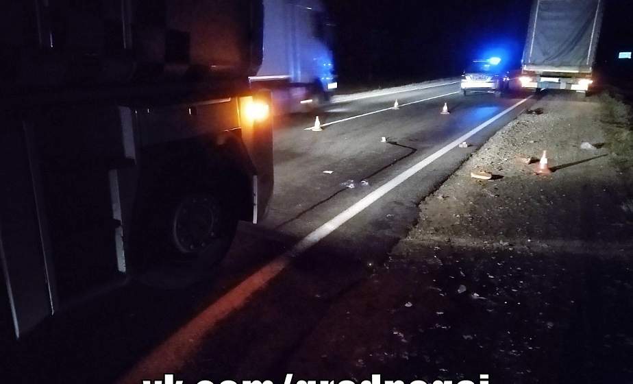Вблизи Слонима автомобиль насмерть сбил пешехода