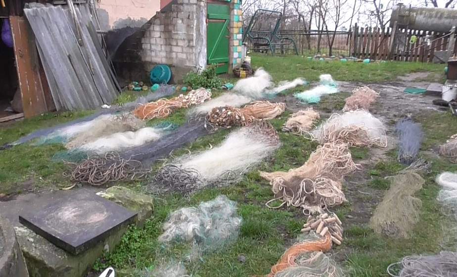 6,5 километров сетей изъяли инспекторы у двоих жителей Гродненщины (+видео)