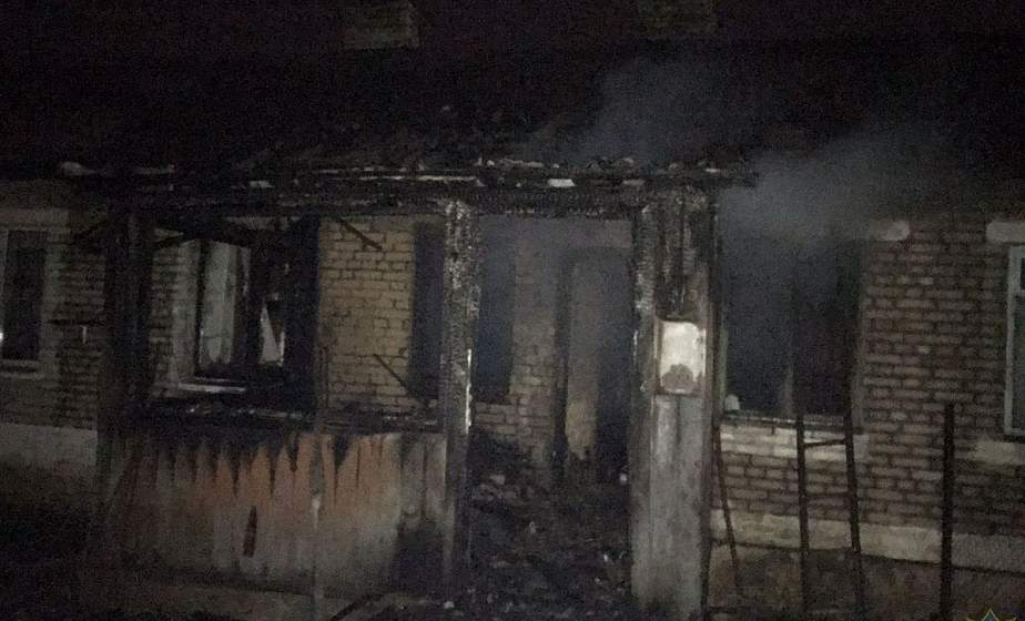 В Сморгонском районе при пожаре погиб 71-летний пенсионер, его знакомый получил ожоги
