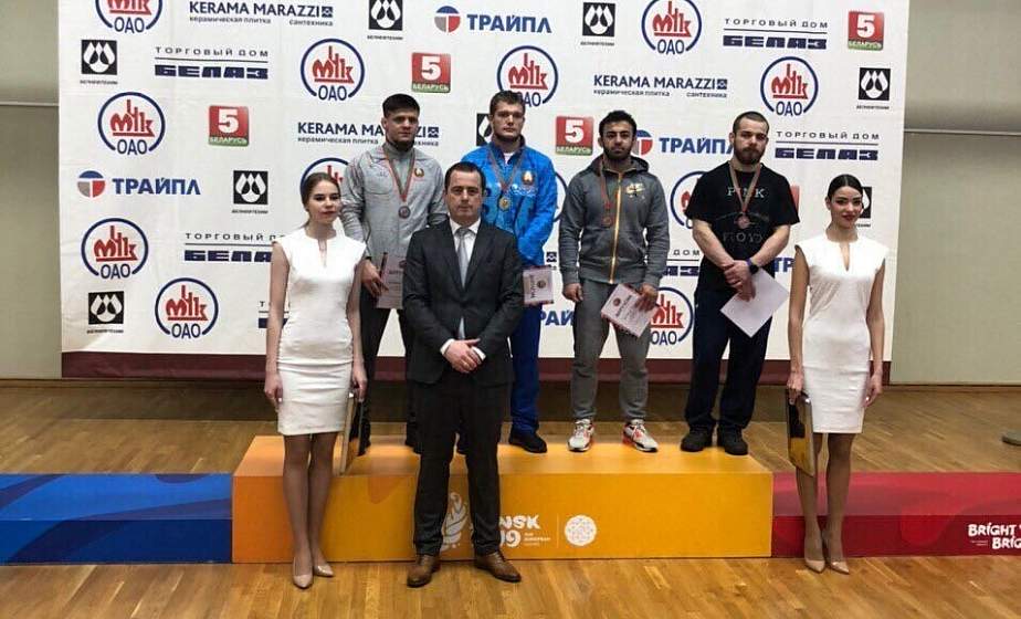 Студенты ГрГУ имени Янки Купалы завоевали 5 медалей на Чемпионате Беларуси по греко-римской борьбе 