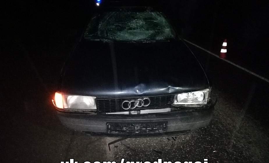 Под Гродно автомобиль сбил пьяного пенсионера. Пешехода с тяжелыми травмами госпитализировали   