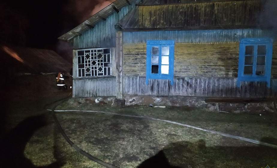 В Ошмянском районе на пожаре погиб 66-летний мужчина