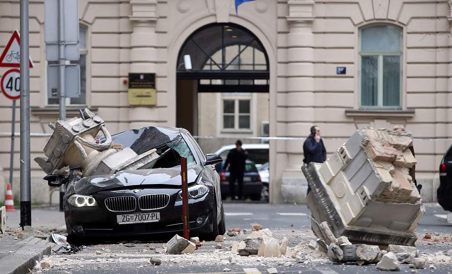 ФОТОФАКТ: последствия землетрясения в Хорватии