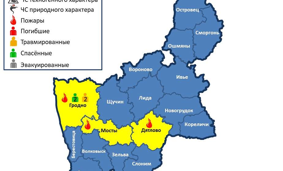 За сутки в области произошли 3 пожара