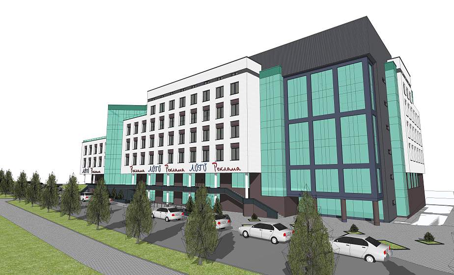 Офисы, бутики, большая парковка. В Гродно  возводится современный торгово-административный комплекс