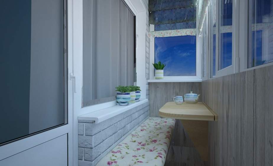 Для отдыха и работы. Бюджетно приводим балкон в порядок