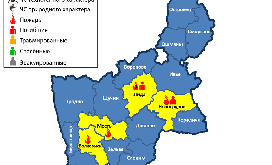 На территории области произошло 5 пожаров. Погибли 2 человека