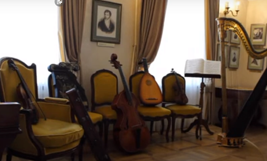 Музей-сядзіба М.К.Агінскага. Віртуальны праект "Музычныя інструменты ў "Паўночных Афінах""