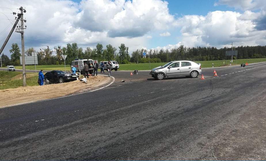Перекресток стал местом ДТП в Слонимском районе 
