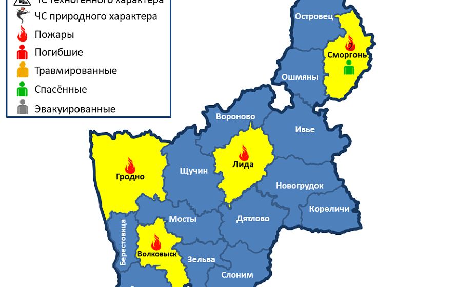 За сутки в области произошло 5 пожаров, спасен 1 человек 