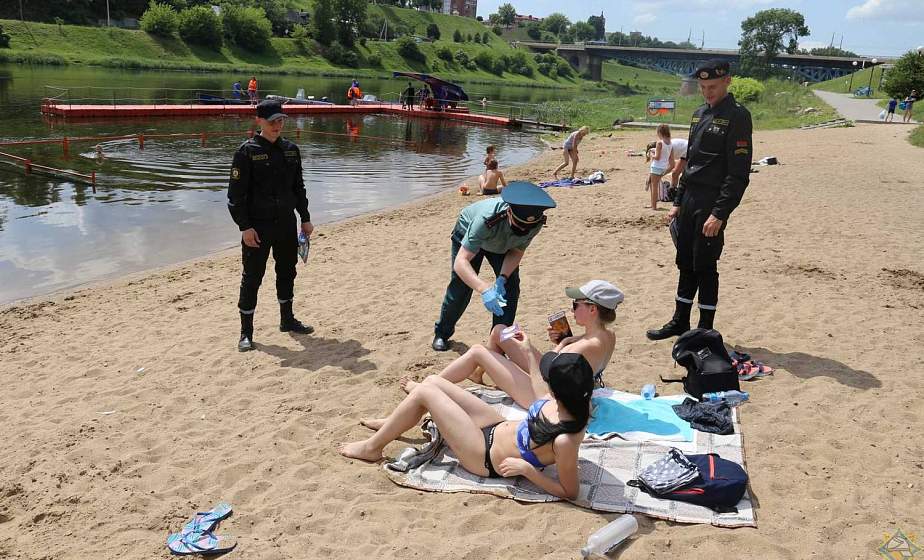 В Гродно спасатели продолжают рейды по водоемам