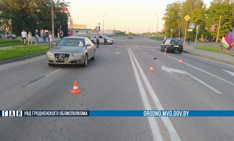 В Слониме водитель авто сбил женщину на пешеходном переходе. Ее госпитализировали с травмами головы