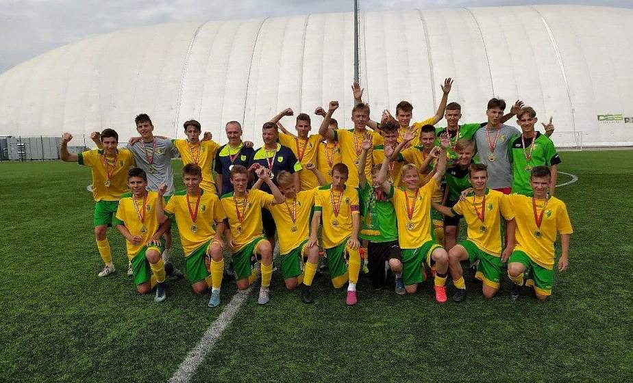 U-16: как гродненские юноши стали первыми в футбольном чемпионате Беларуси