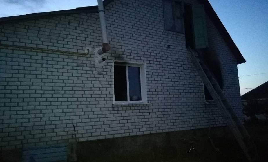 В Ошмянах маленький мальчик  поджег дом