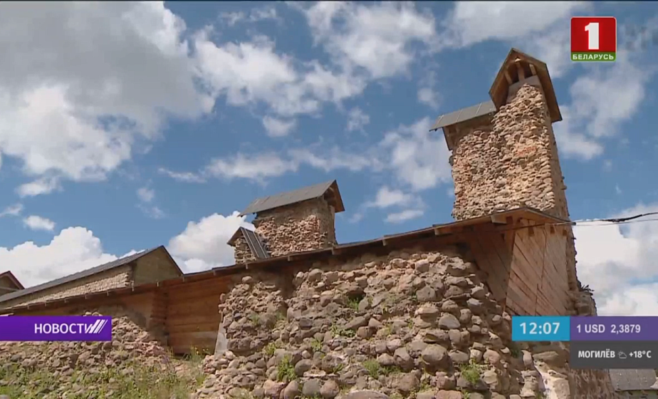 Восстановительные работы в Кревском замке продолжаются