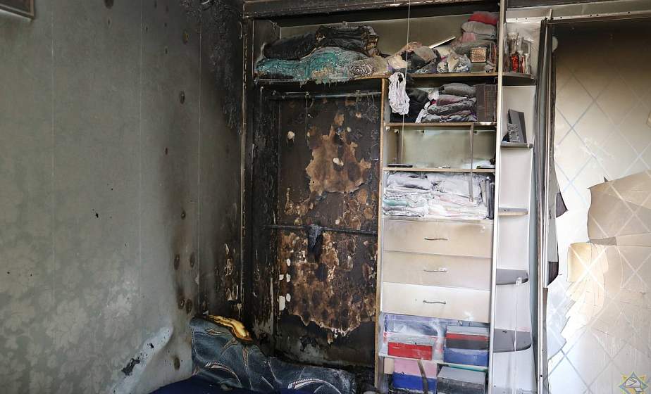 В Гродно спасатели ликвидировали пожар в квартире