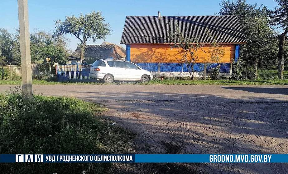 В Кореличском районе несовершеннолетний водитель сбил ребенка на самокате
