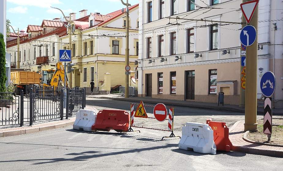 На улице Карла Маркса в Гродно положат асфальт повышенной прочности, заменят 51 колодец 