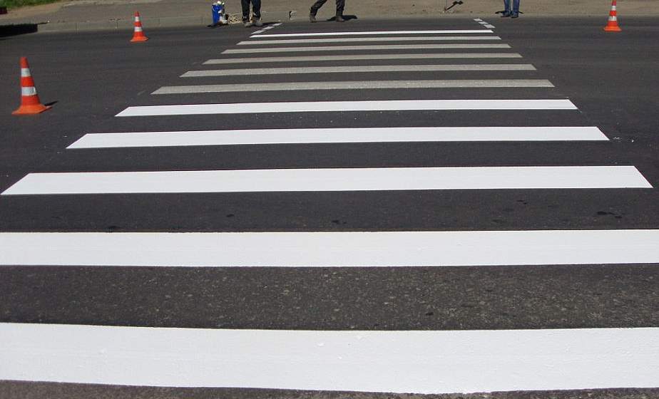 Где будет наноситься дорожная разметка в Гродно 15 июня?