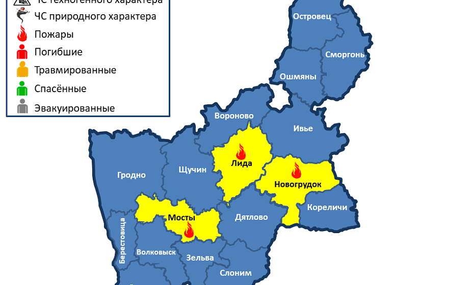 За сутки в области произошли 3 пожара