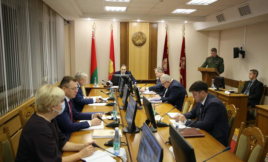 «Формальным решениям в вопросах безопасности не место». Об общественной безопасности шла речь на заседании облисполкома 