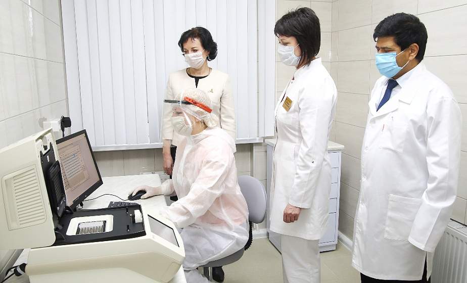 В Волковысской ЦРБ открылась шестая в области ПЦР-лаборатория 