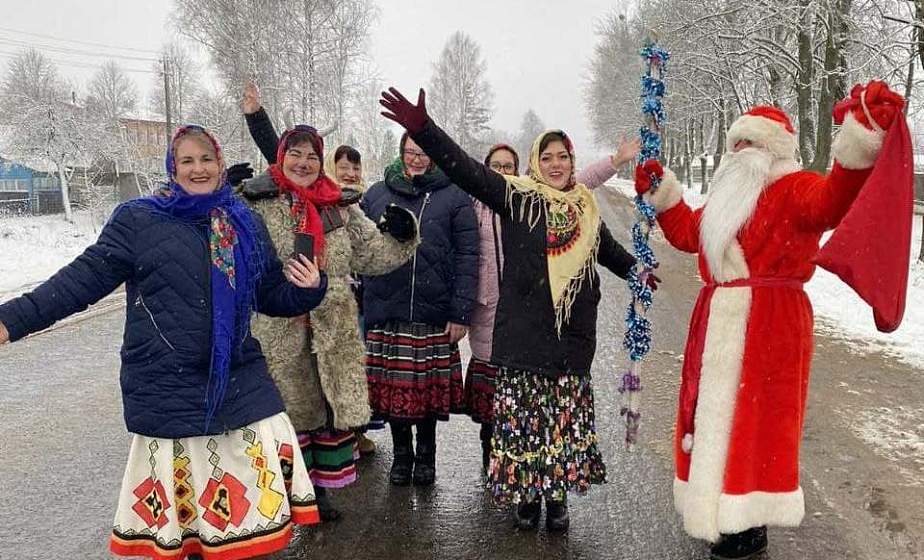 С песнями, танцами и сказочными персонажами. Как празднуют Святки на Гродненщине