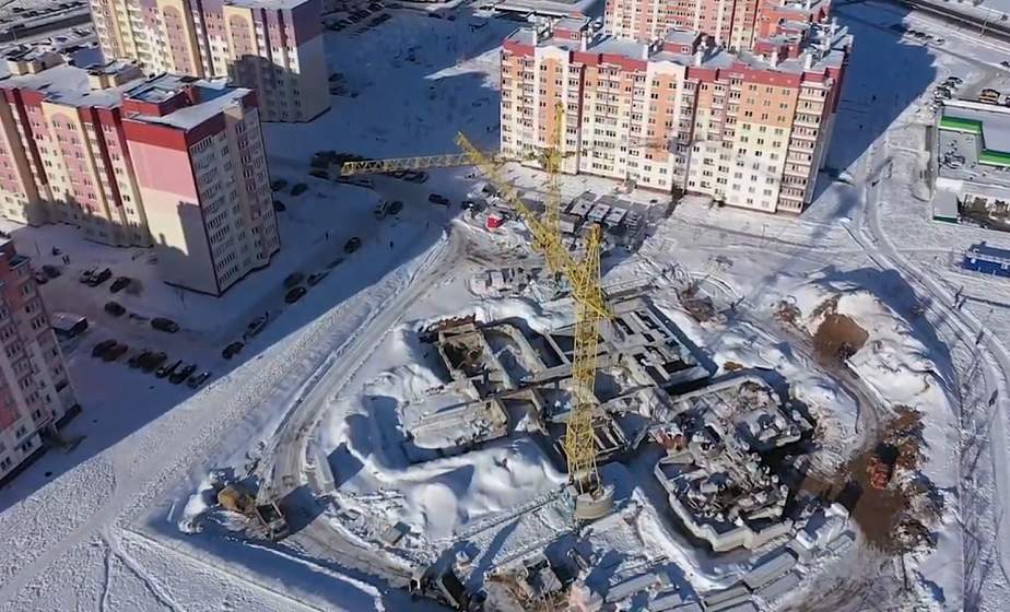 Расширяя инфраструктуру. Как ведется застройка микрорайона Ольшанка (видео)