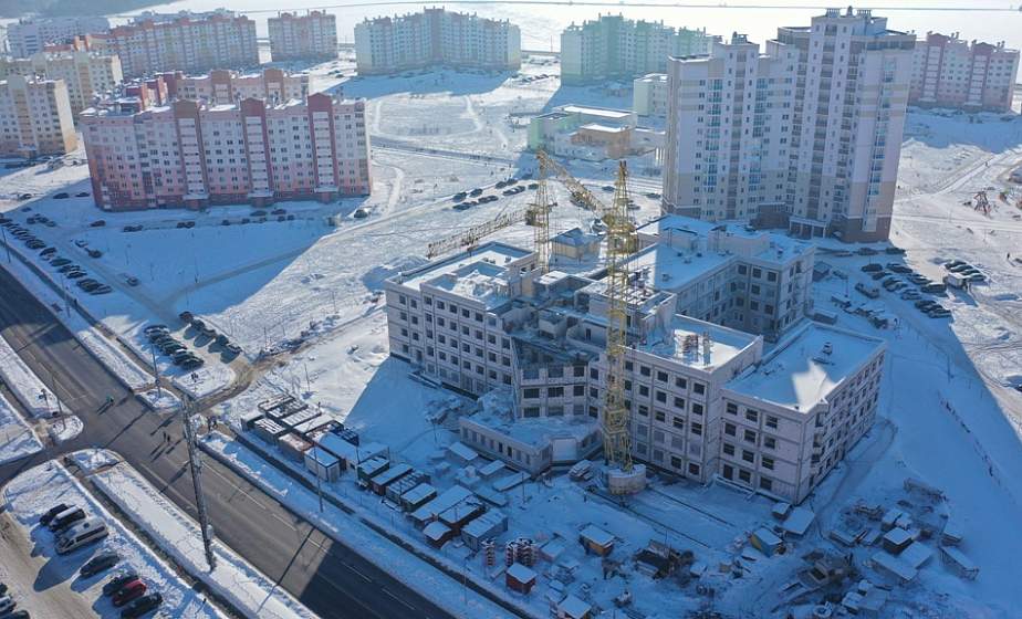 Поликлиника, детский сад, торговые объекты. В Ольшанке продолжается строительство социальной инфраструктуры 