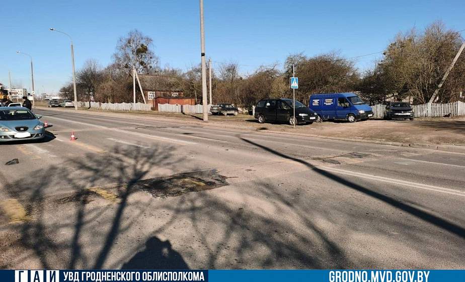 Ослепило весеннее солнце. В Гродно утром мужчина наехал на подростка