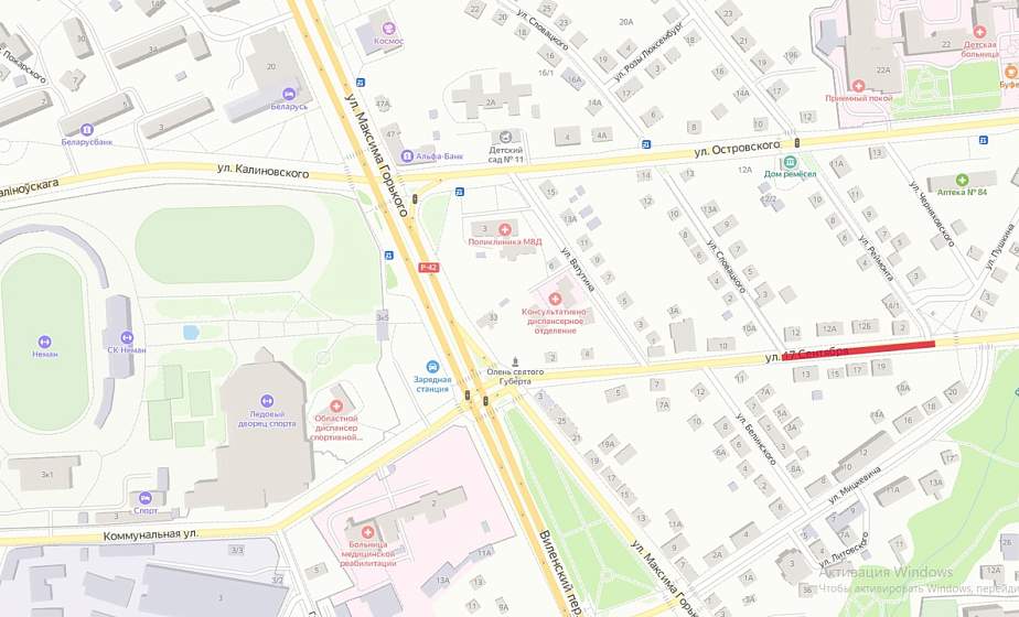 В Гродно на несколько недель закроют для движения улицу 17 сентября