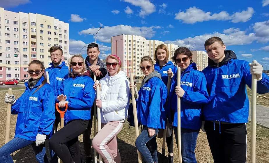 Молодежь Гродно высадит около 200 деревьев в рамках трудового проекта