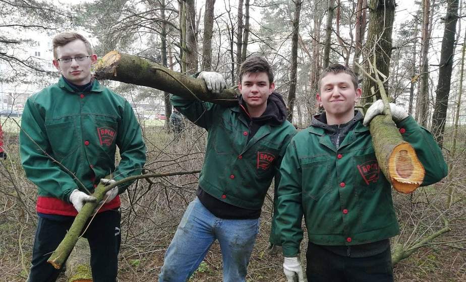 Садили деревья и наводили порядок. Как прошел субботник на Гродненщине